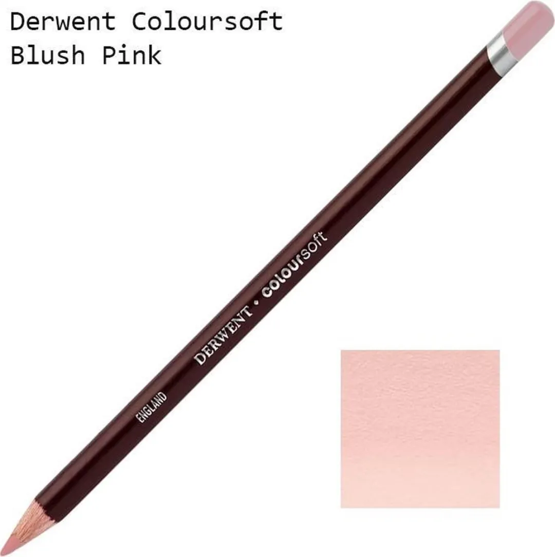 Derwent Coloursoft Potlood Blush Pink C180