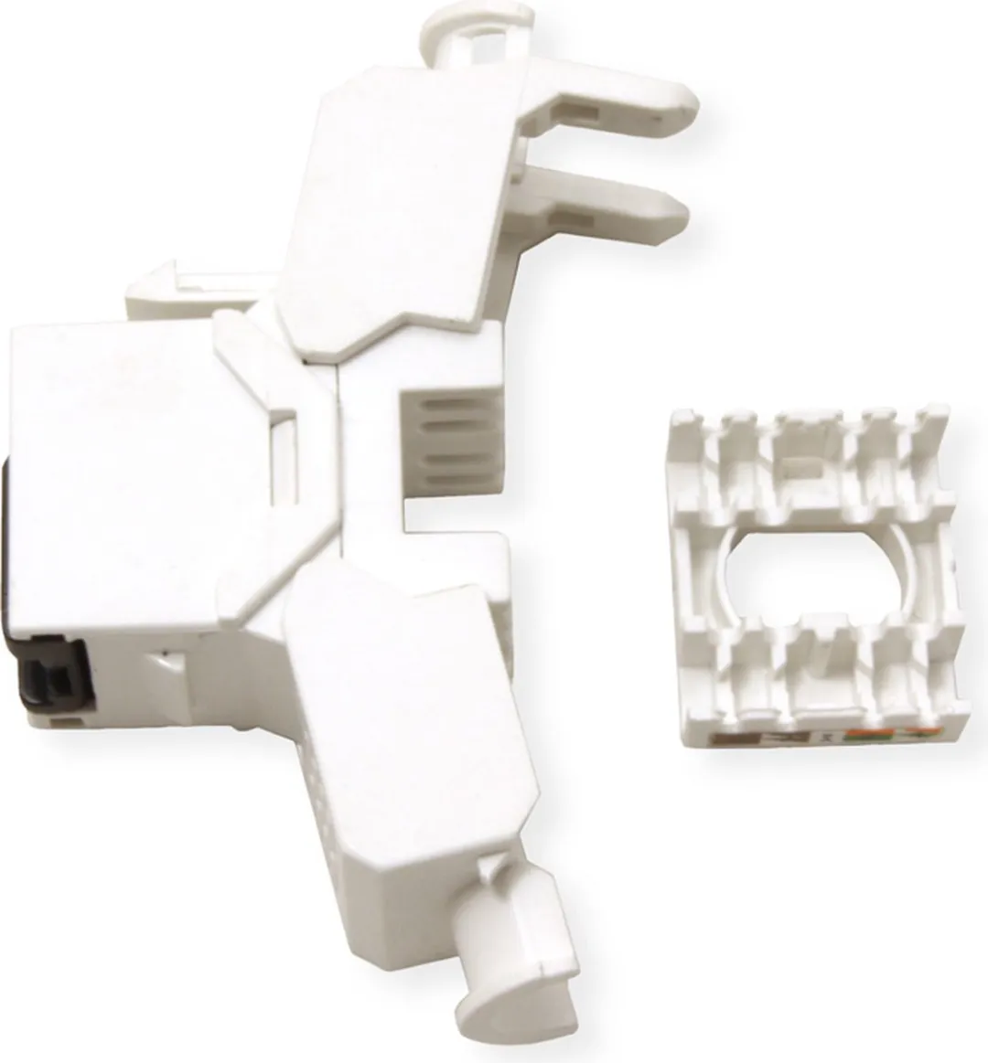Value Cat.6A Keystone Module - RJ-45 - Wit