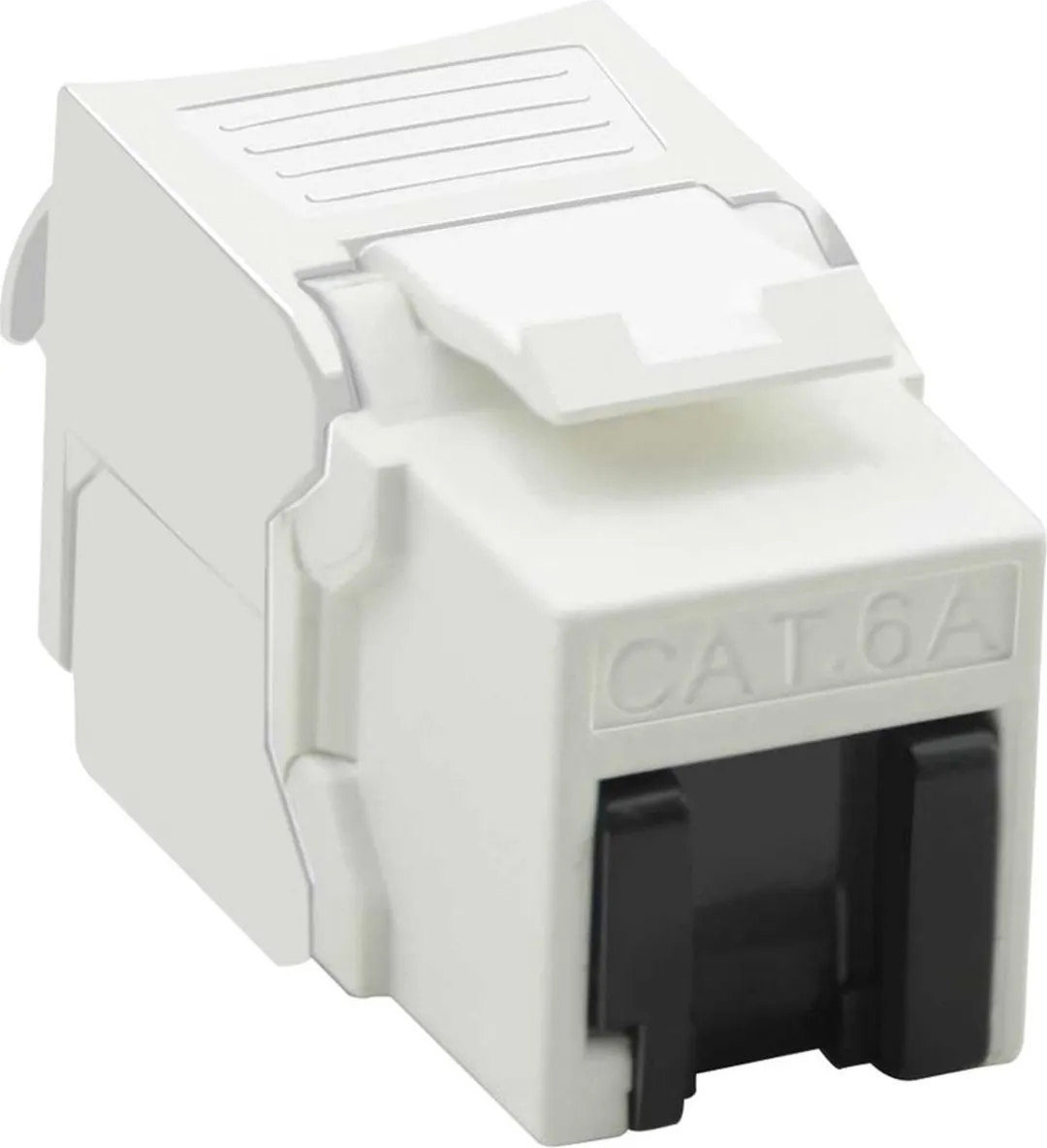 Value Cat.6A Keystone Module - RJ-45 - Wit