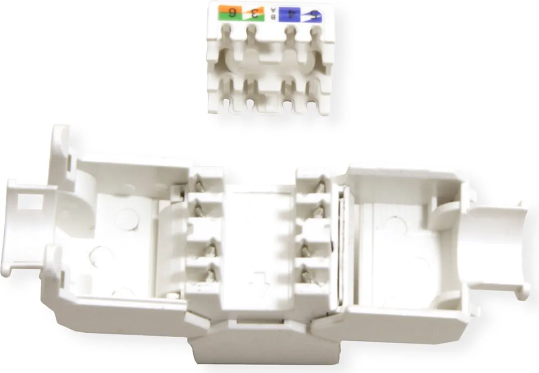 Value Cat.6A Keystone Module - RJ-45 - Wit
