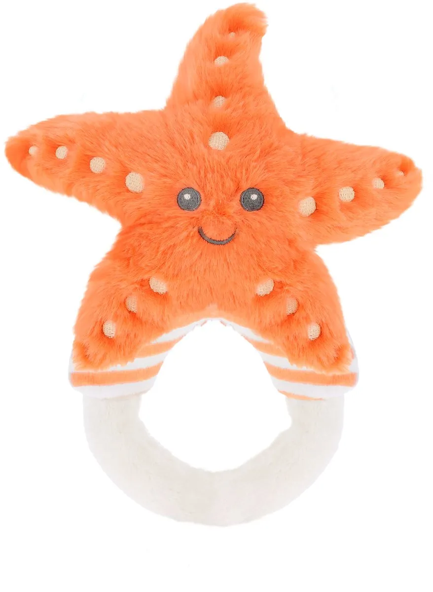 Keel Toys Ring Rammelaar Zeester 14cm
