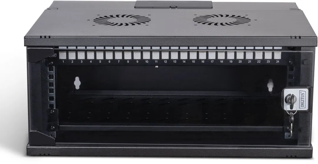 Digitus DN-49201-SET Netwerkset 4U Rack - Zwart