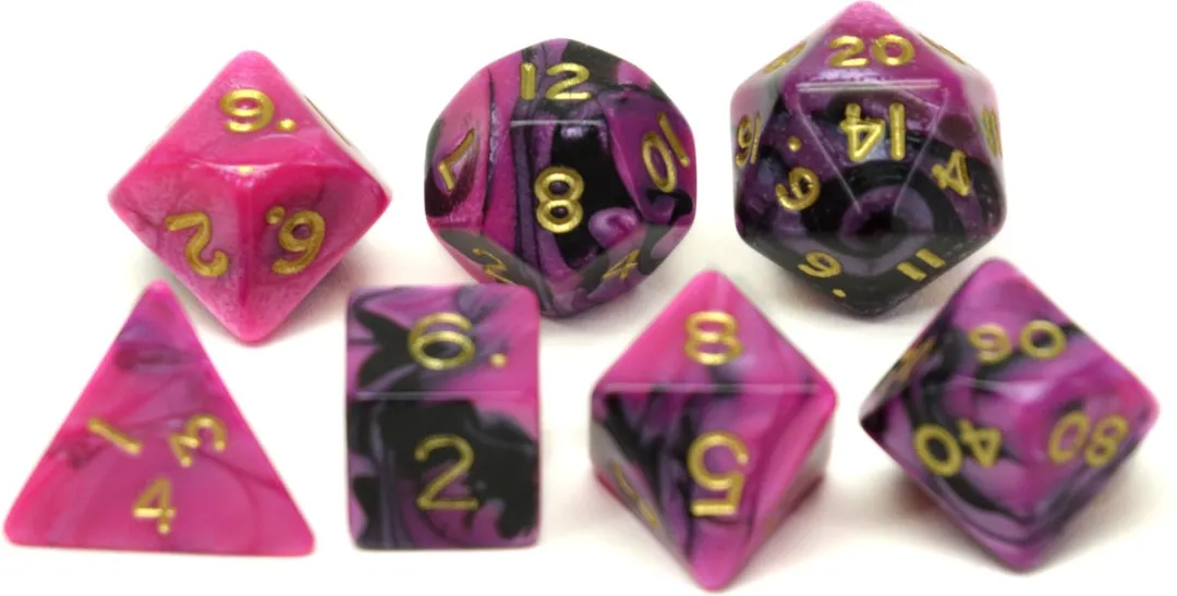 HOT Games Dobbelstenen Set 7 Stuks