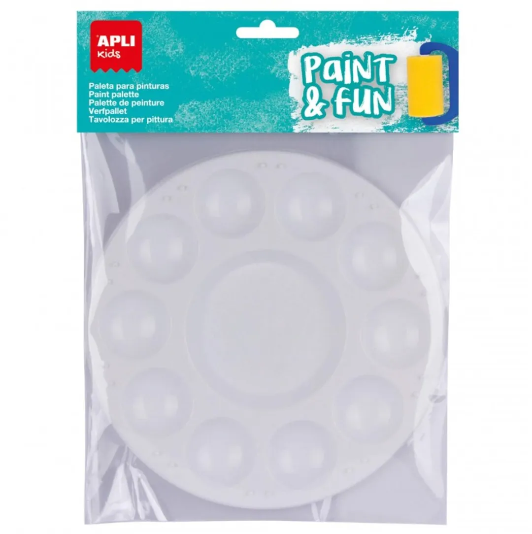 Apli Kids Plastic Verfpalet