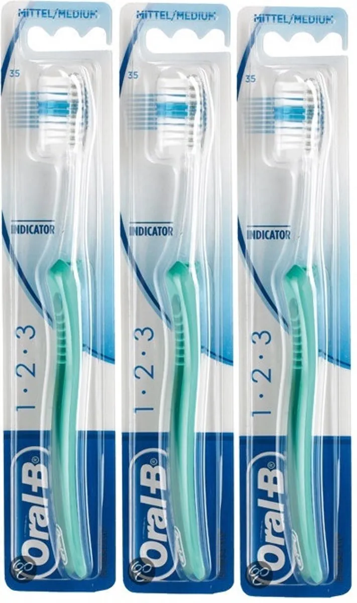 Oral-B 1-2-3 Indicator 35M Tandenborstels