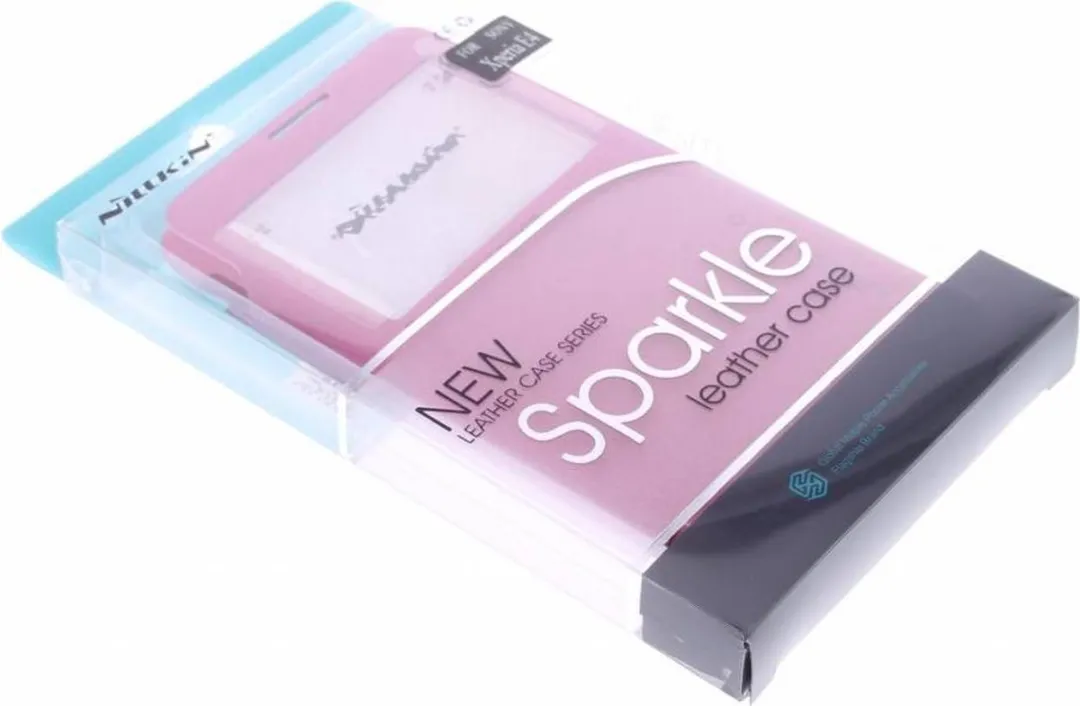 Nillkin Sparkle Hoesje Sony Xperia E4 - Fuchsia - E210424618305 - afbeelding 6 van 6