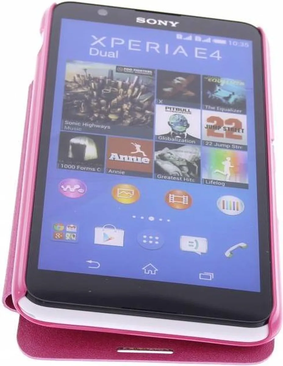 Nillkin Sparkle Hoesje Sony Xperia E4 - Fuchsia - E210424618305