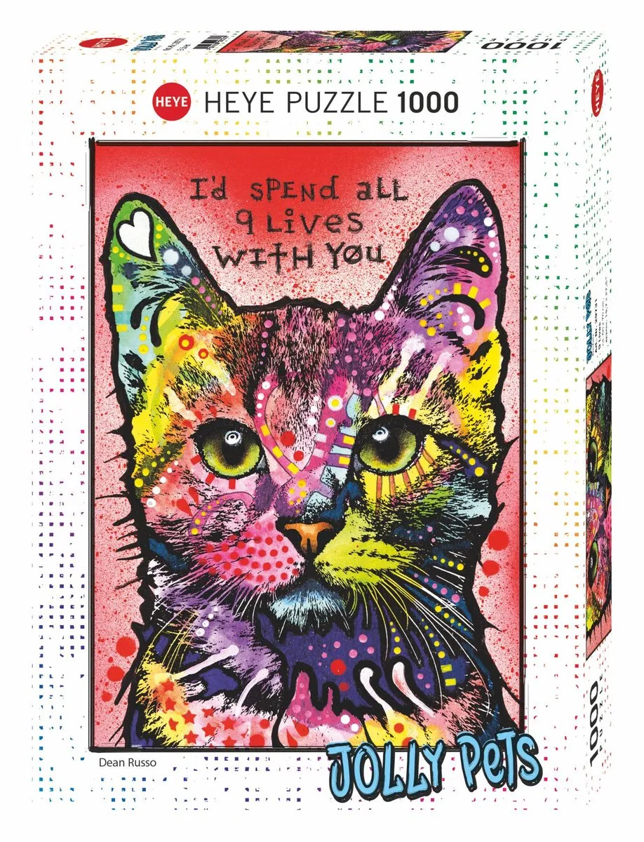 Heye 9 Lives Legpuzzel 1000 Stuks - Multicolor