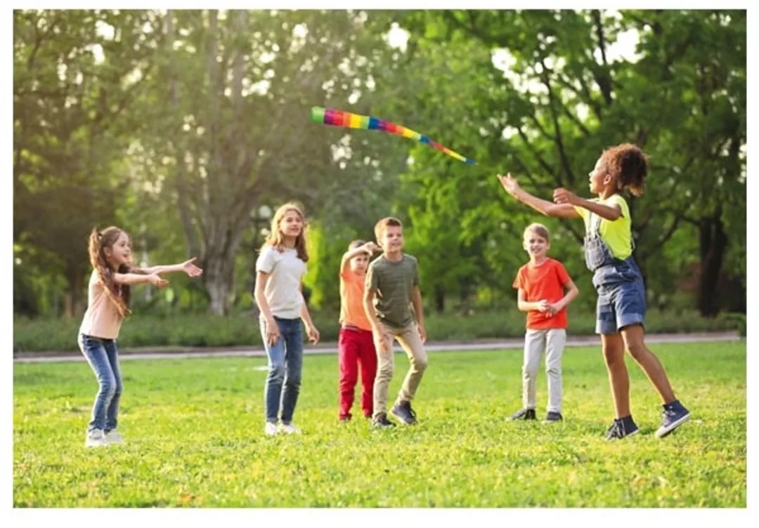 Goki Regenboog Slingerbal GK15577 - Multicolor