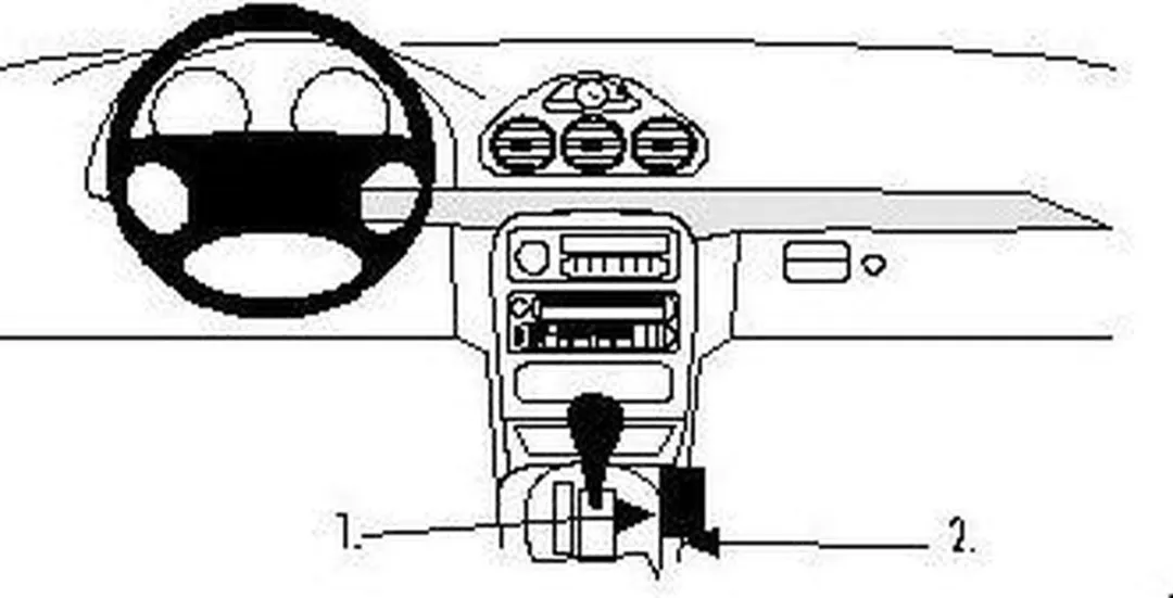 Brodit ProClip 832617 Houder Chrysler 300M 1999-2004