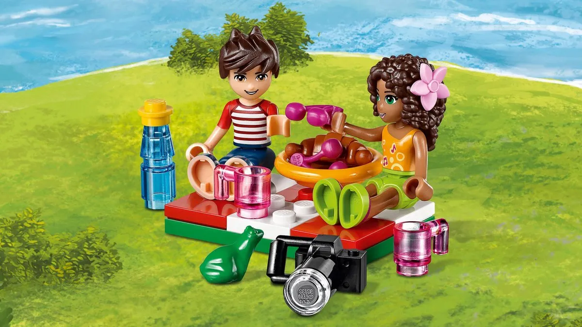 LEGO Friends Heartlake Luchtballon 41097 - 254 Stukken - Paars