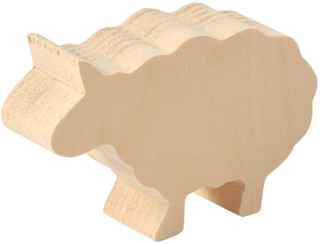 Eduplay Houten Boerderij Dieren Set 210202 - 3 Stuks Multicolor