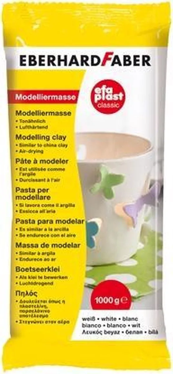 Eberhard Faber Efa Plast Boetseermateriaal 1000g Wit