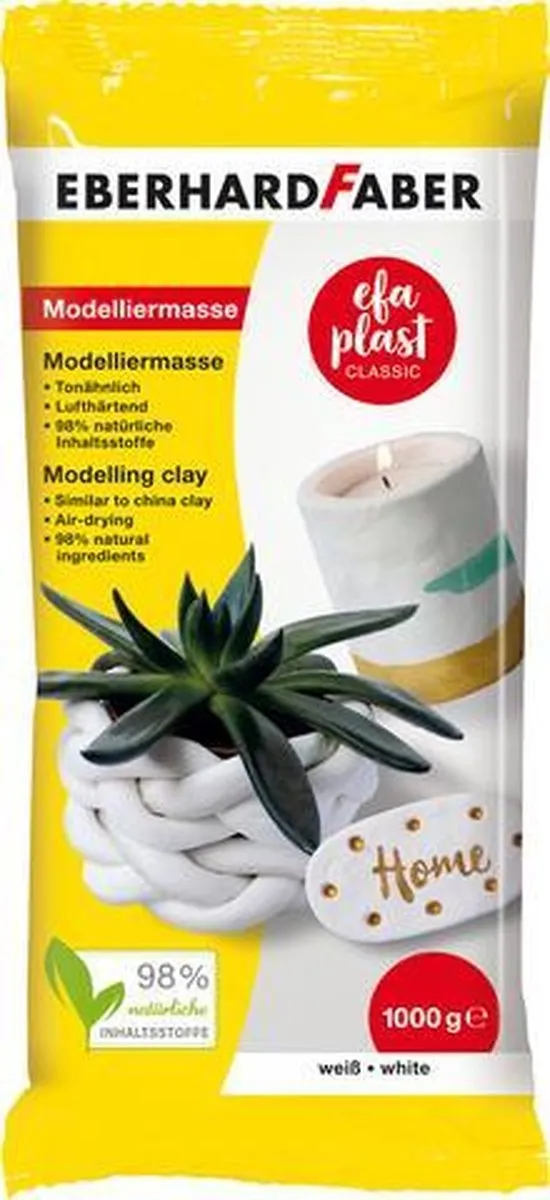 Eberhard Faber Efa Plast Boetseermateriaal 1000g Wit