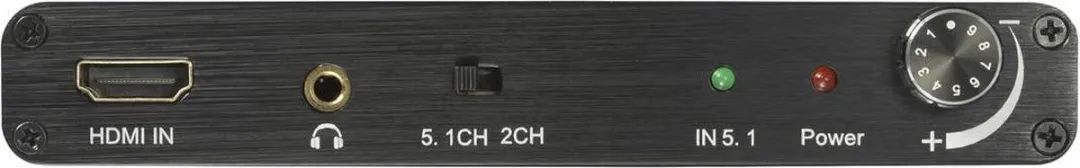 SpeaKa Professional SP-10468584 HDMI Audio Extractor - Zwart