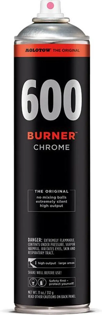 Molotow Burner 600ml Spray - Zwart