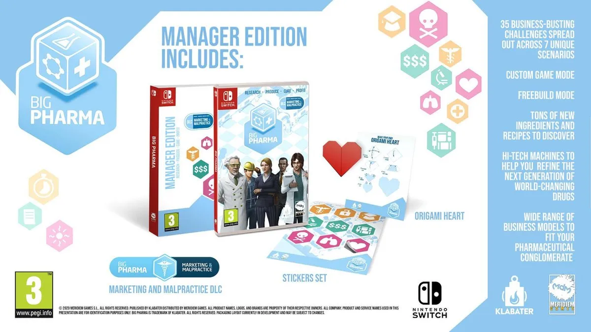 Mindscape Big Pharma Manager Edition - Nintendo Switch