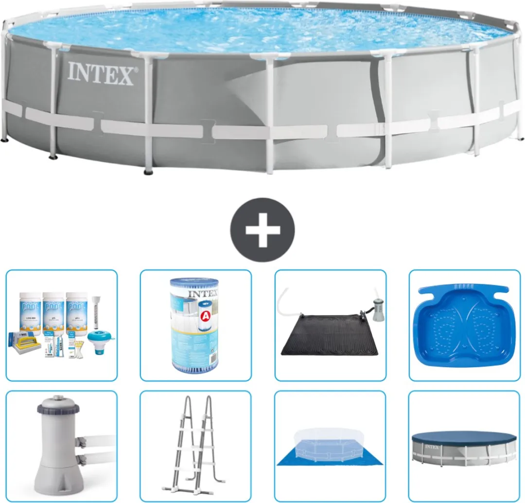Intex Rond Prism Frame Zwembad 457x107cm
