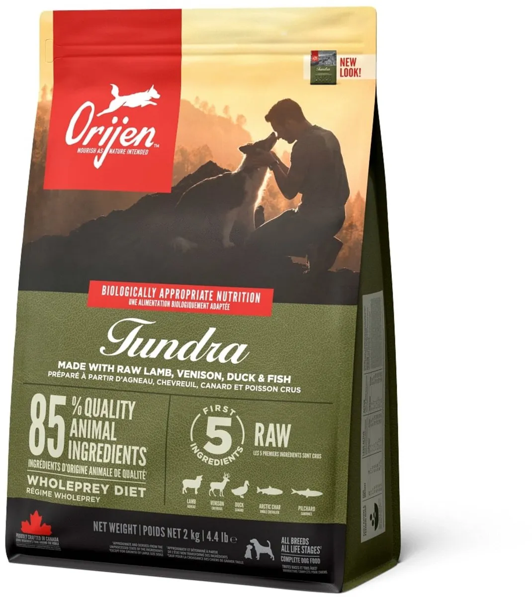 Orijen Whole Prey Tundra Hondenvoer - Geit & Zwijn 2kg