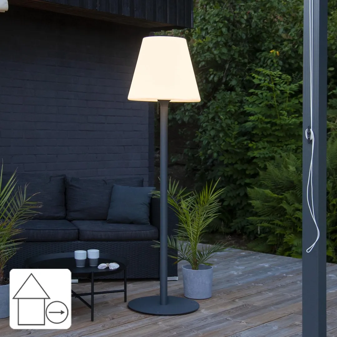 Star Trading Kreta Buitenlamp 184cm - 3W - Wit