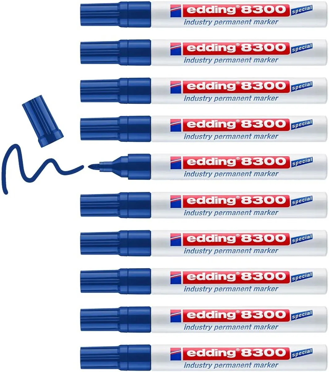 edding 8300 Blauwe Markeerstift - 10 Stuks