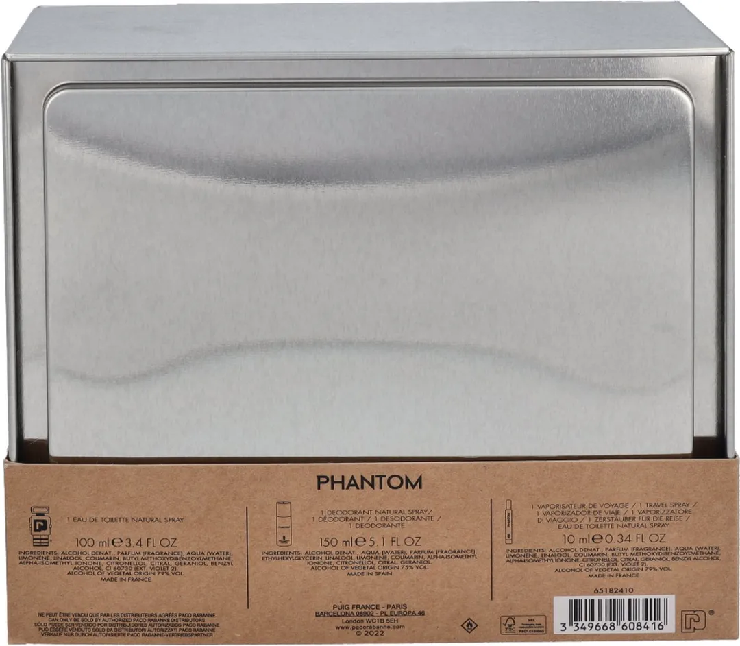 Paco Rabanne Phantom Eau de Toilette Set 260ml