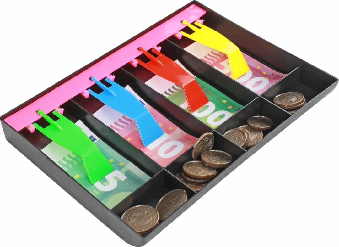 Toi-Toys Food Market Kassalade 31,5cm - 5-delig Multicolor