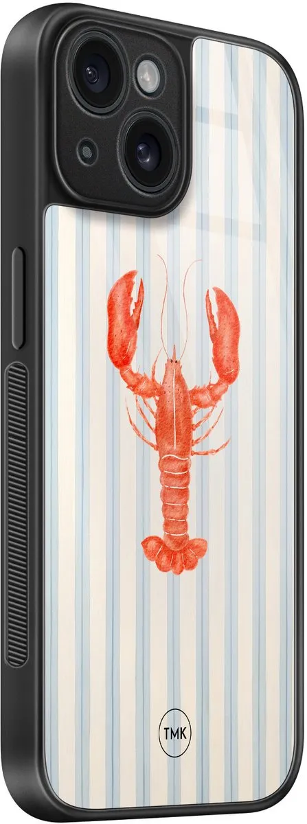 Casevibes iPhone 15 Hoesje - Kreeft - Multi - TPU Luxe