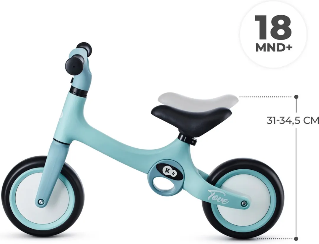 KinderKraft TOVE Loopfiets 20cm - Groen - Opvouwbaar - afbeelding 6 van 6
