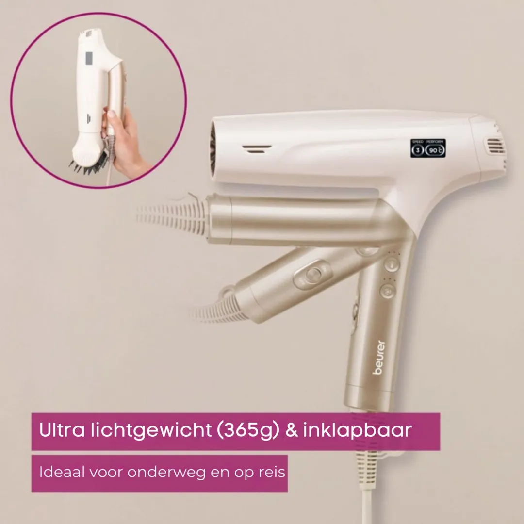 Beurer HC 150 FusionDry Pro Haardroger - 1600W - Goud