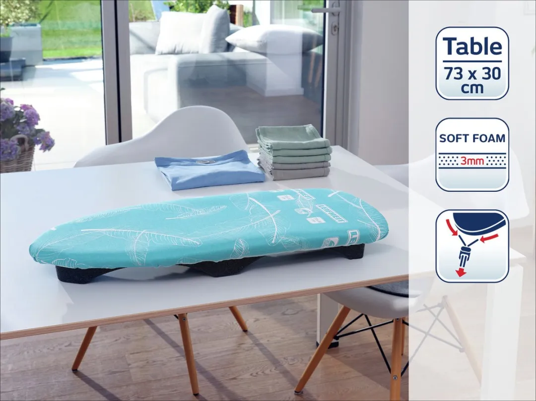Leifheit Air Board Thermo Reflect 72394 Tafelstrijkplankhoes - 3mm - Turquoise