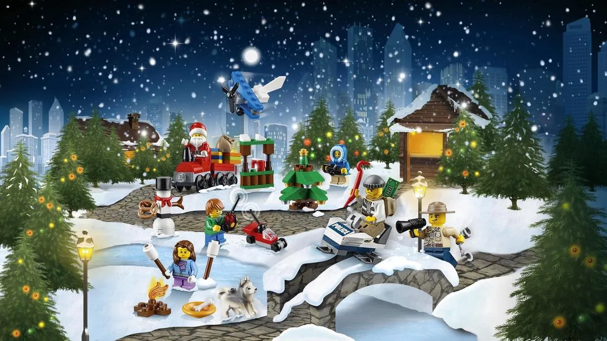 LEGO City Adventskalender 60024 - 244 Stukken - Meerkleurig