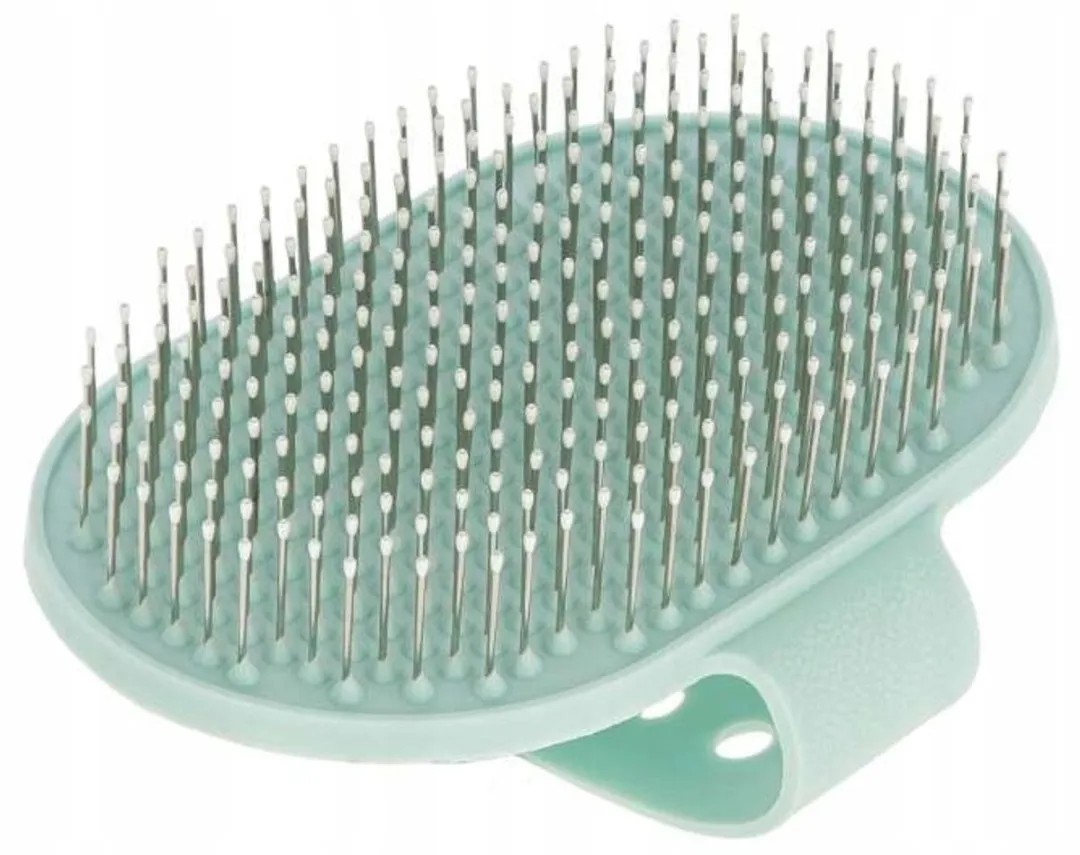 Kerbl Borstel Handschoen Honden & Katten - Turquoise