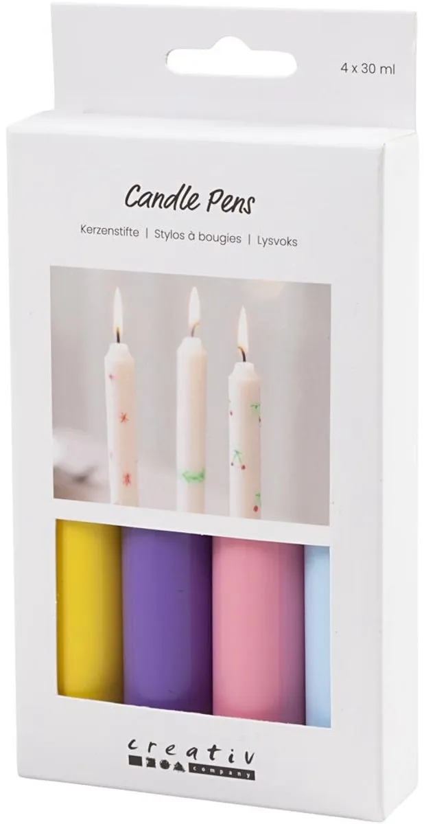 Creativ Company Kaarsenstiften Set 120ml - Multicolor