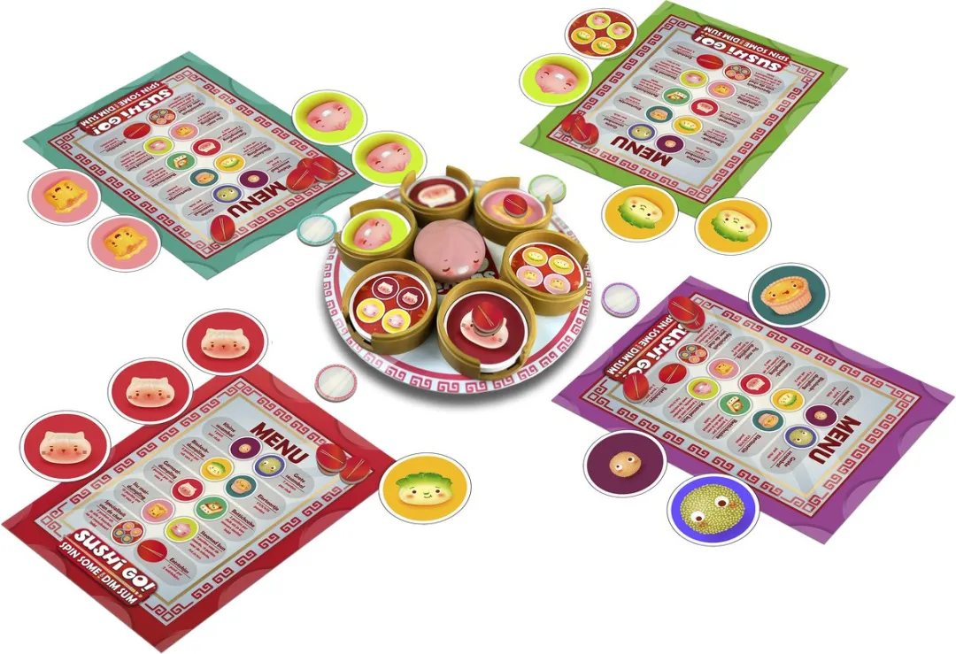 White Goblin Games Sushi Go! Spin Some for Dim Sum - Familiespel 2-6 spelers