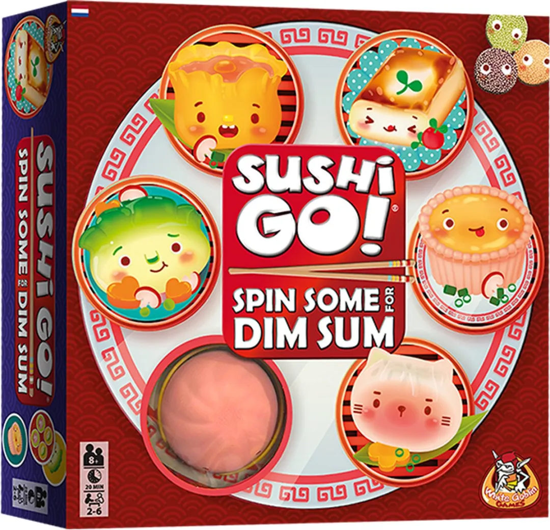 White Goblin Games Sushi Go! Spin Some for Dim Sum - Familiespel 2-6 spelers