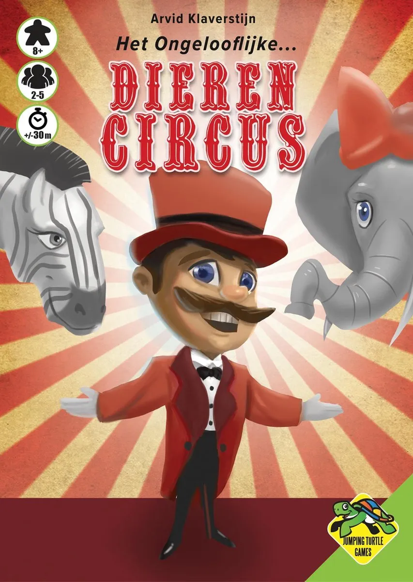 Jumping Turtle Games Het Ongelooflijke Dierencircus Kaartspel