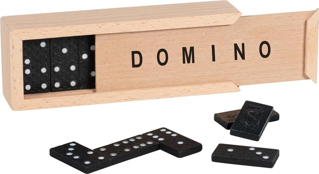 Goki Domino Spel 15449 - Houten Doos