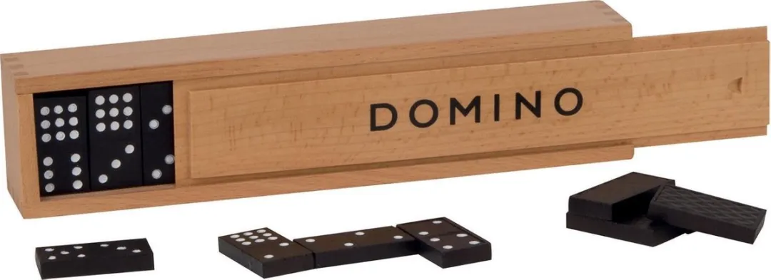 Goki Domino Spel 15449 - Houten Doos