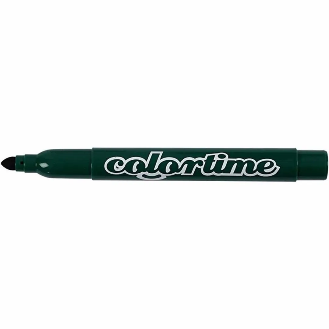 Colortime Stiften 5mm Donkergroen - 12 Stuks