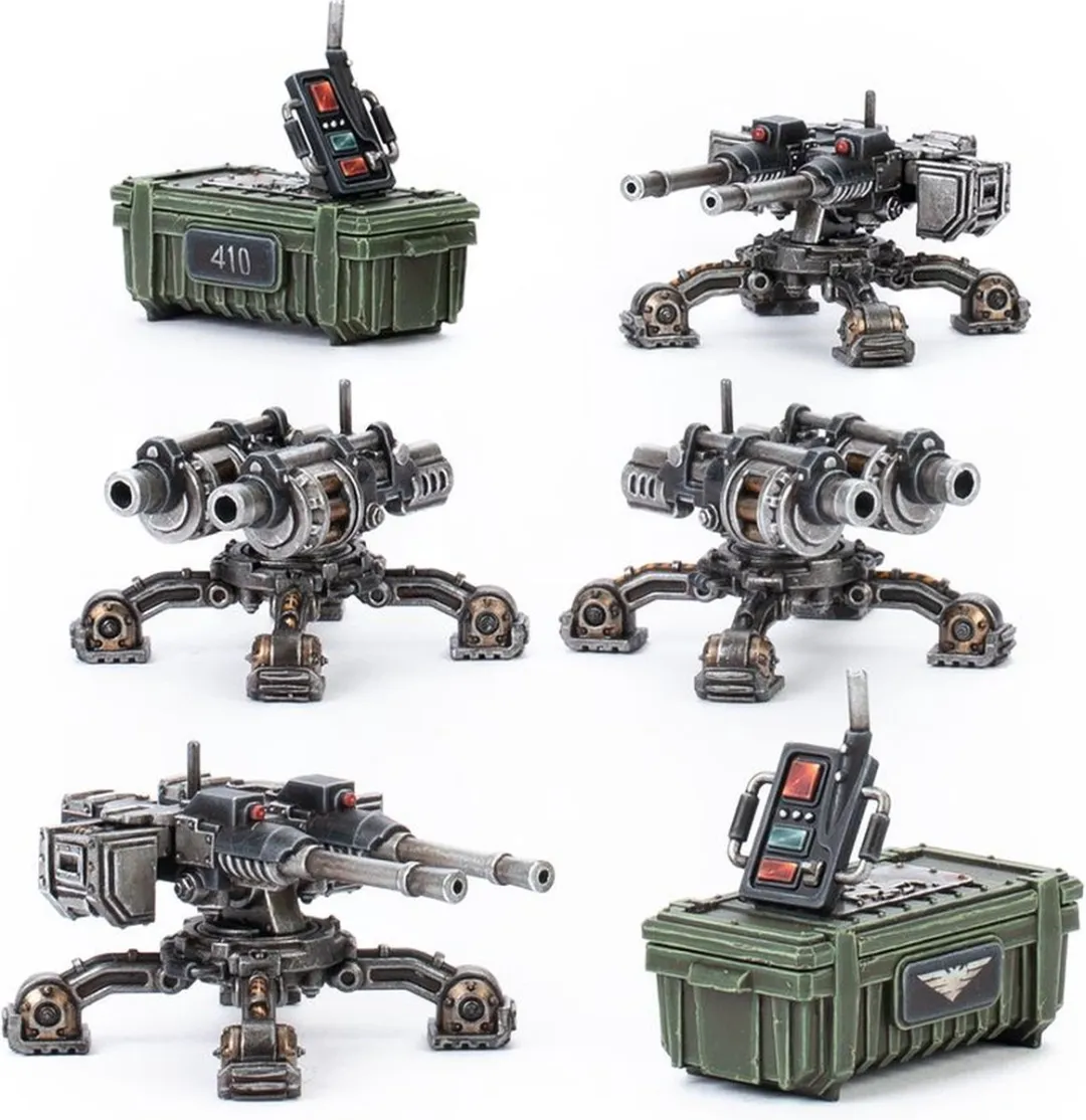 Games Workshop Necromunda Trazior Pattern Sentry Guns 6 Stuks