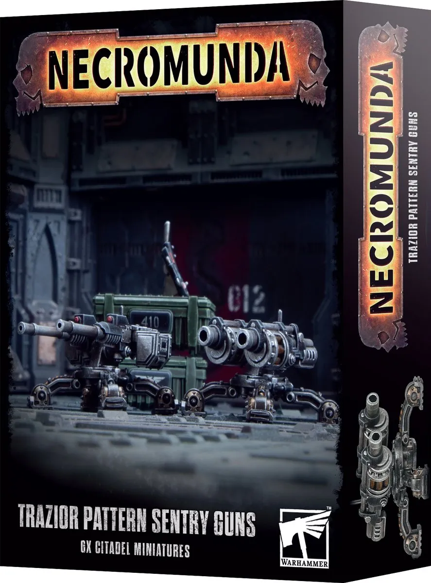 Games Workshop Necromunda Trazior Pattern Sentry Guns 6 Stuks