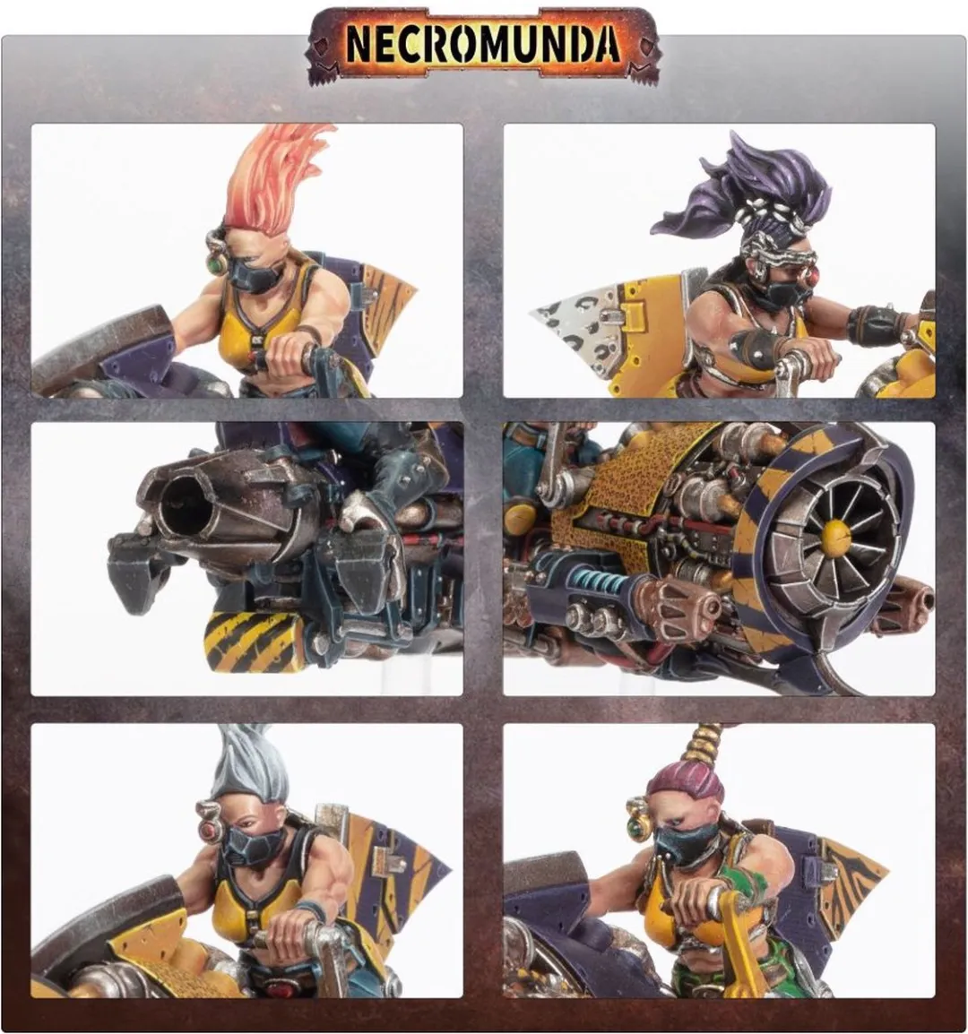 Games Workshop Necromunda Escher Cutters 124-delig