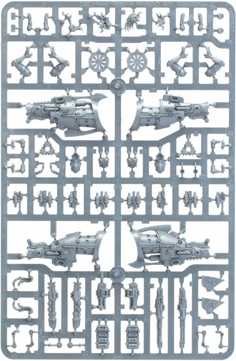 Games Workshop Necromunda Escher Cutters 124-delig
