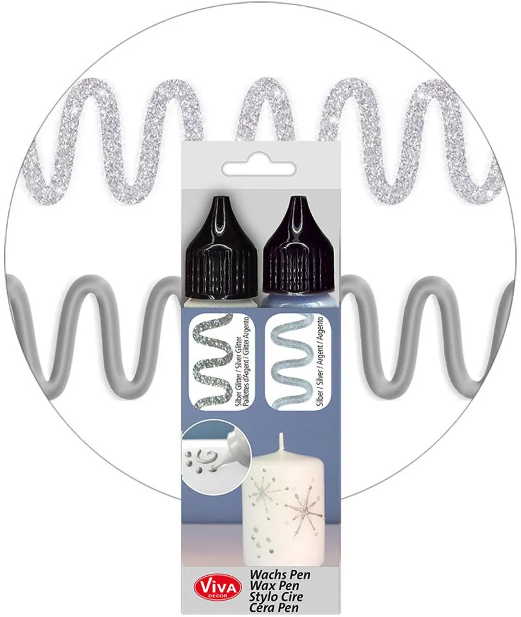 Viva Decor Candle Wachs Pen Set - 2x28ml