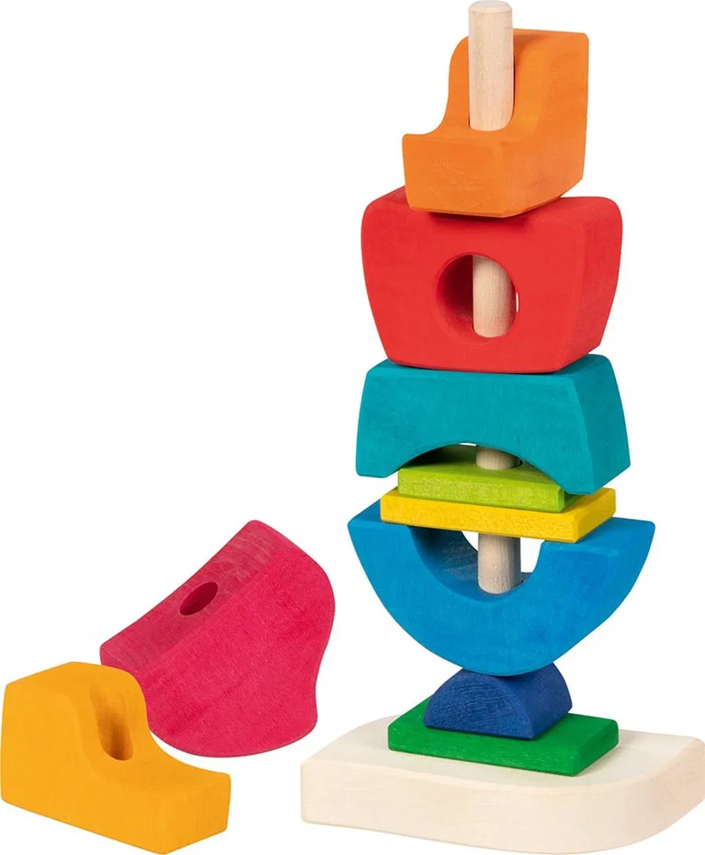 Goki Tumbling Tower Small Castle - 11 Stuks - Multicolor - afbeelding 6 van 6