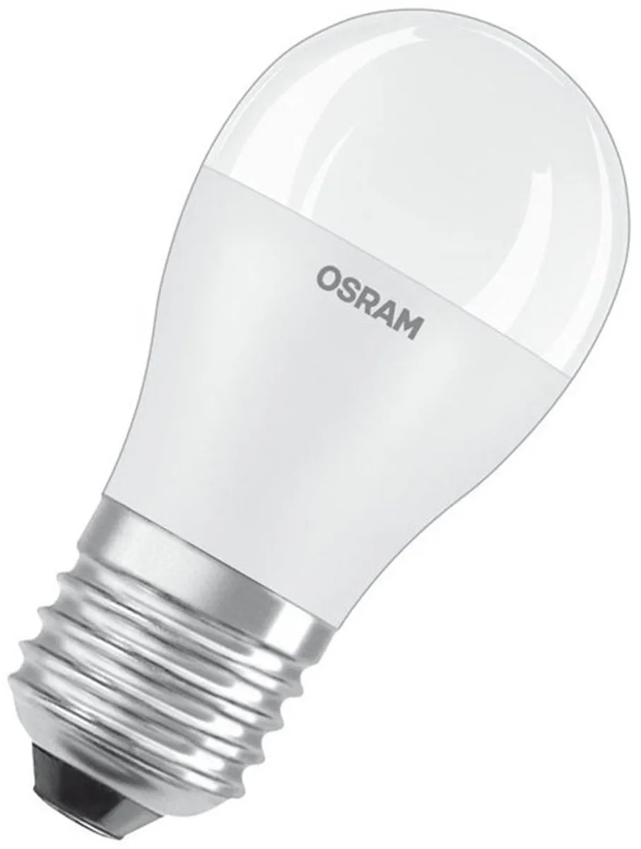 Osram E27 LED Kogellamp 5W 2700K - Mat - afbeelding 3 van 3