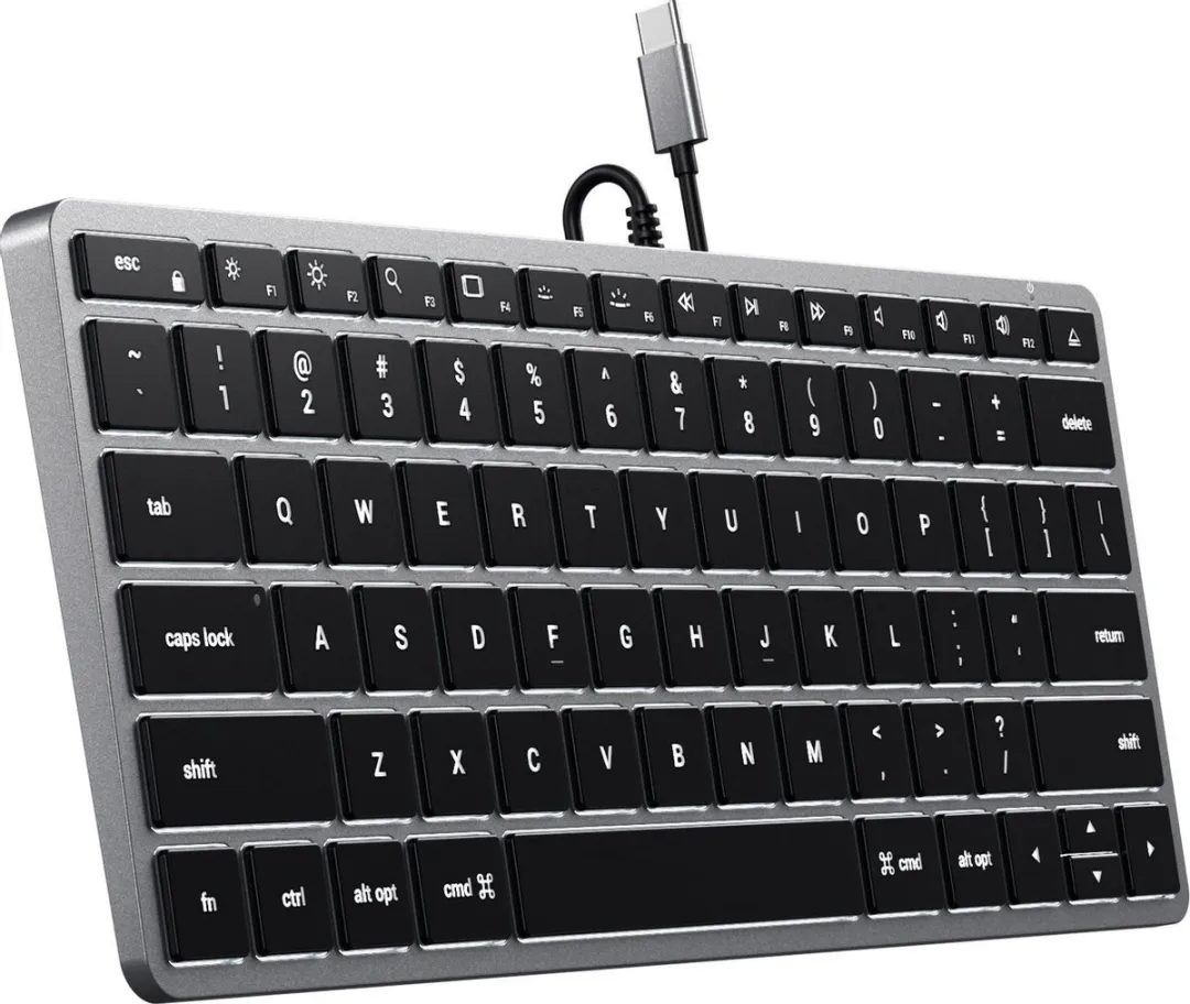 Satechi Slim W1 ST-UCSW1M USB-C Toetsenbord - Grijs - afbeelding 6 van 6