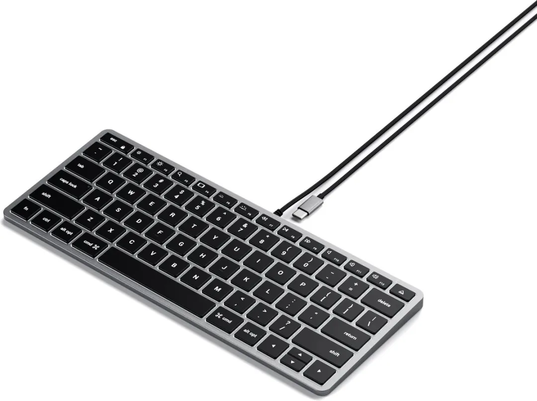 Satechi Slim W1 ST-UCSW1M USB-C Toetsenbord - Grijs