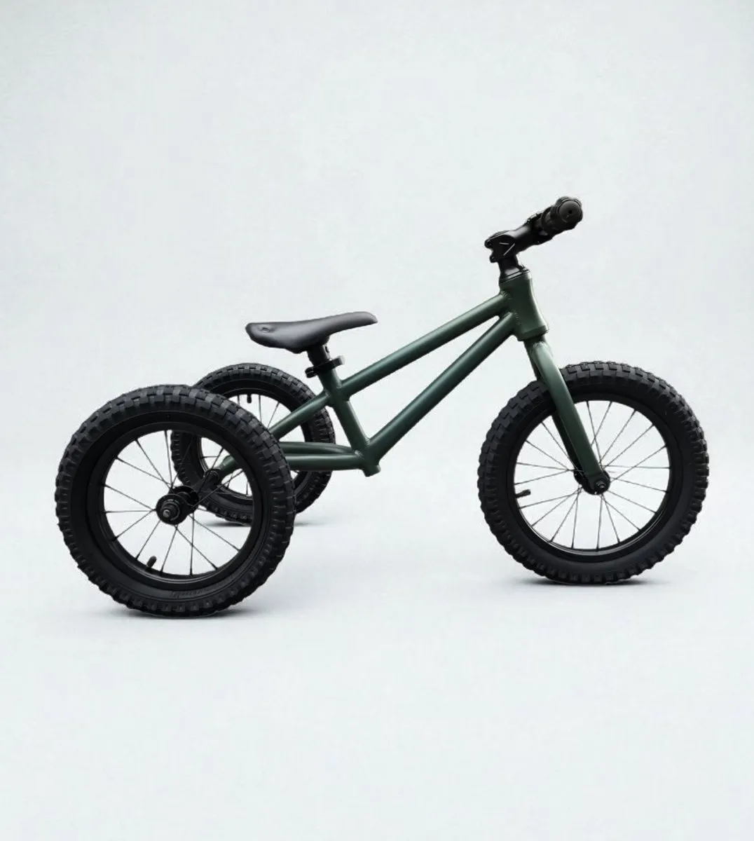 Jobber Trikebike Loopfiets 14" 3-in-1 - 4 Wielen - Trike Zwart